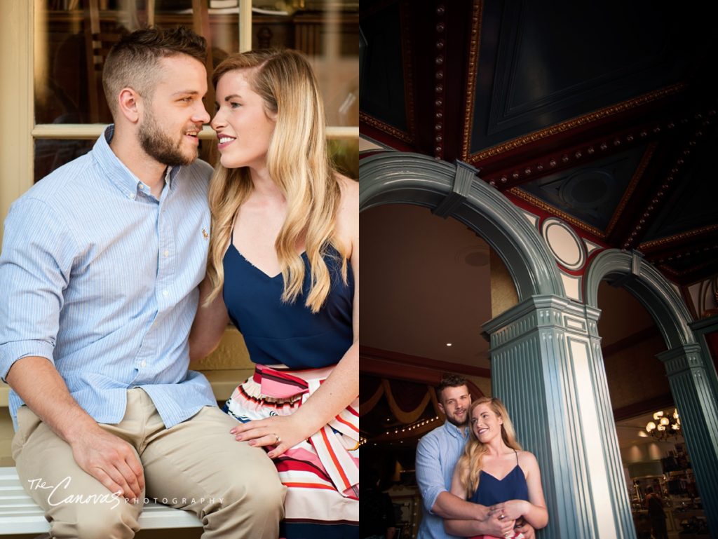 disney engagement photo shoot