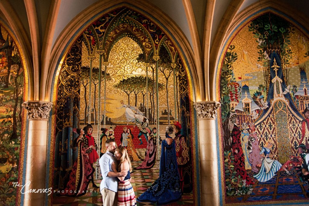 disney engagement photo shoot