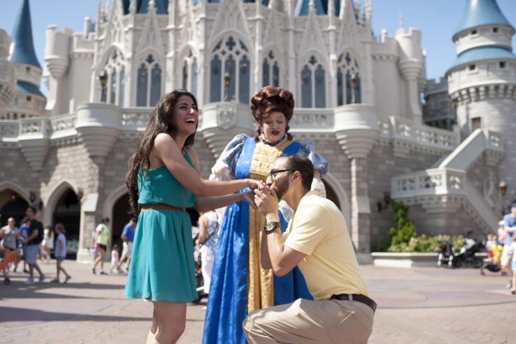 professional disney world engagement and wedding photography