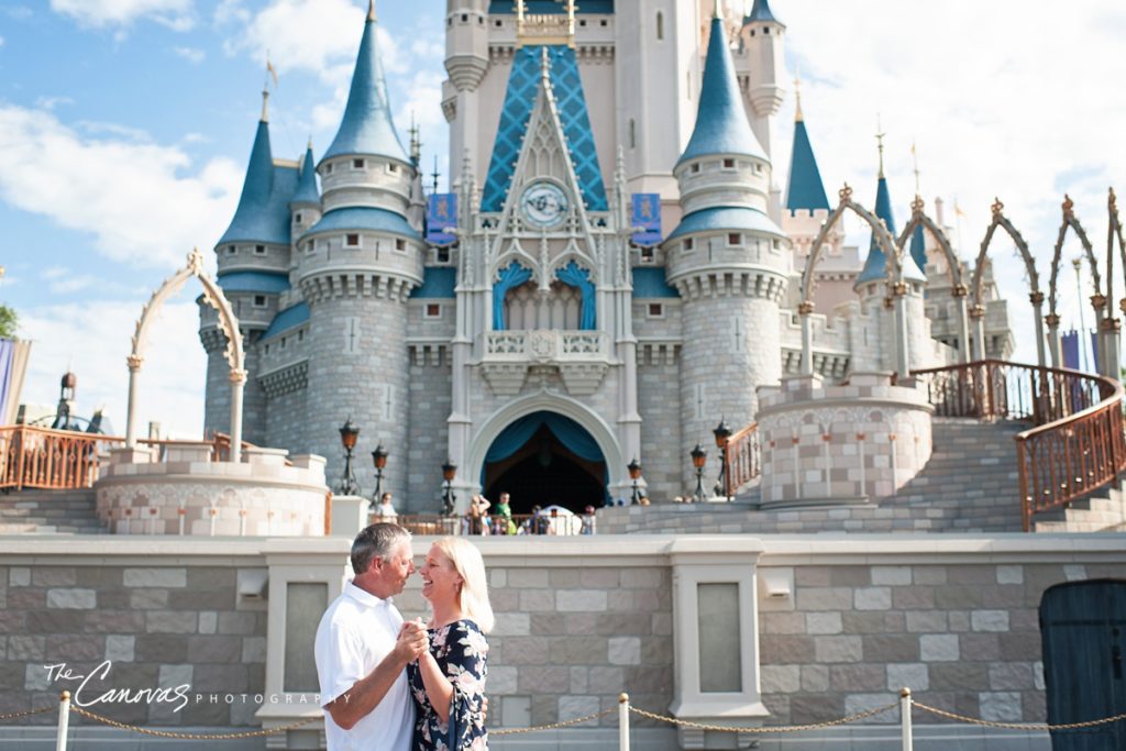 disney world engagement photo session