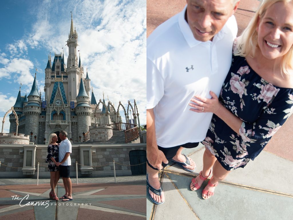 disney world engagement photo session