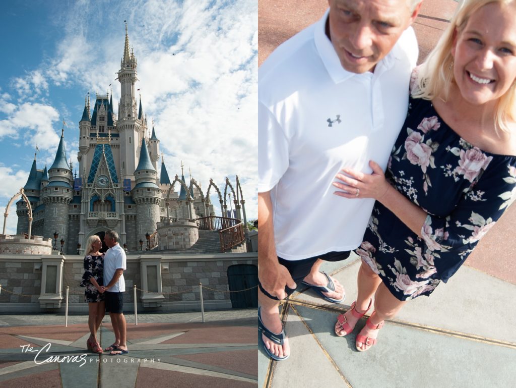 disney world engagement photo session