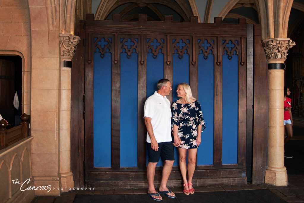 magic kingdom engagement photos