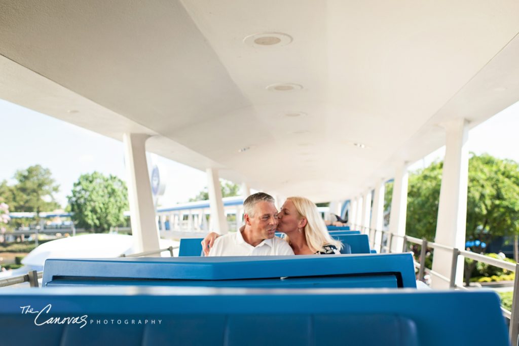 disney world engagement photo session