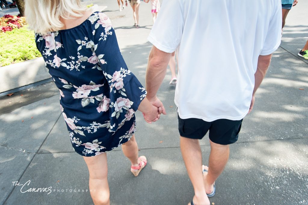 disney world engagement photo session