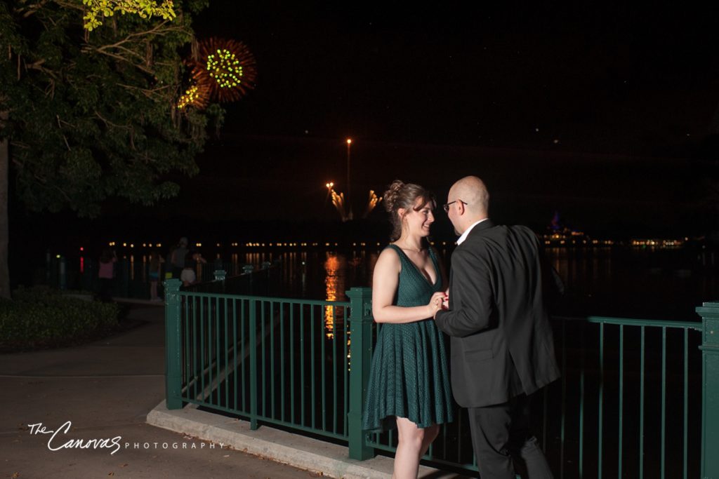 disney world engagement photos