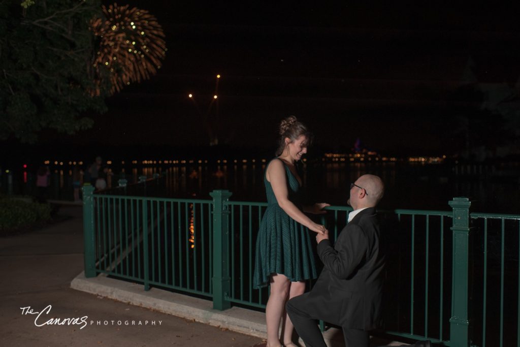 disney world engagement photos