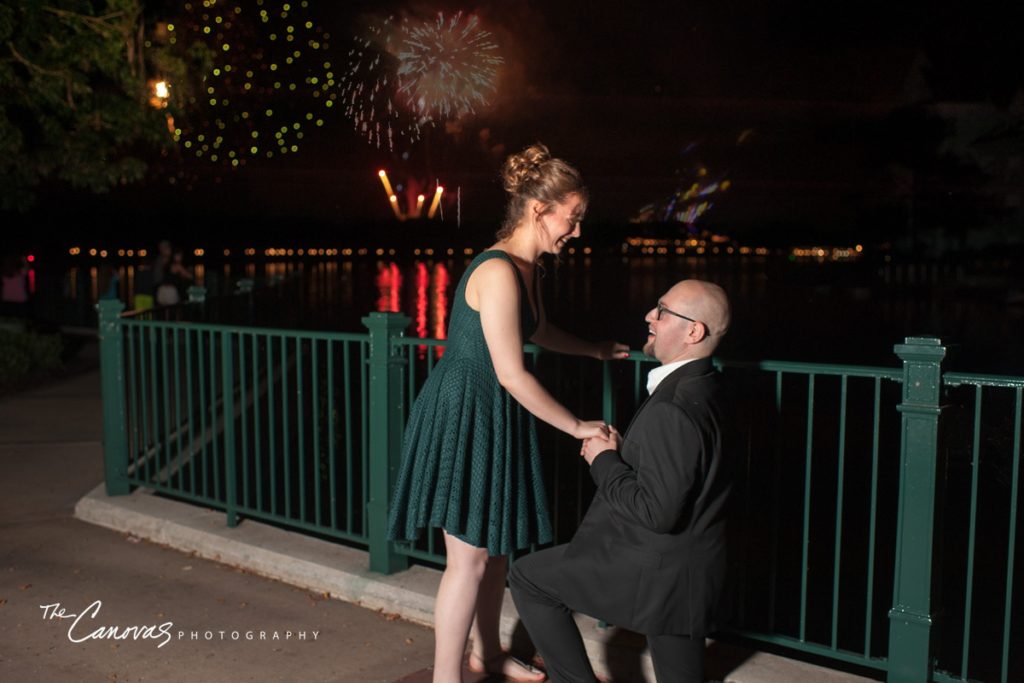 disney world engagement photos