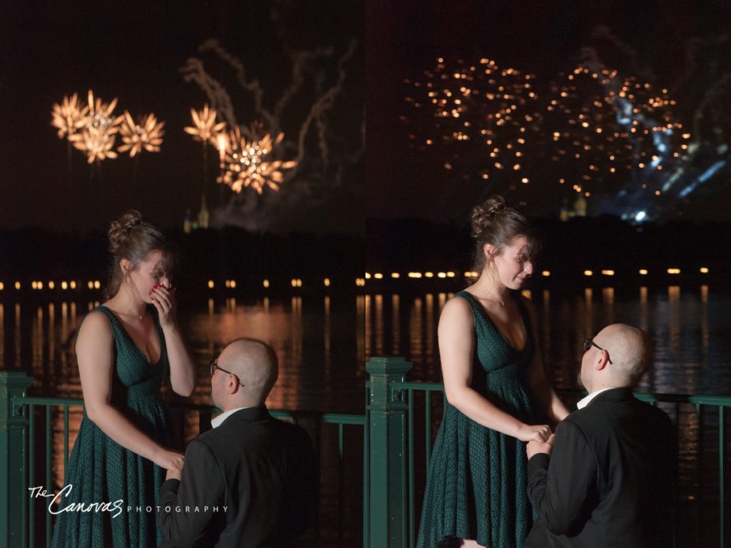 disney world engagement photos