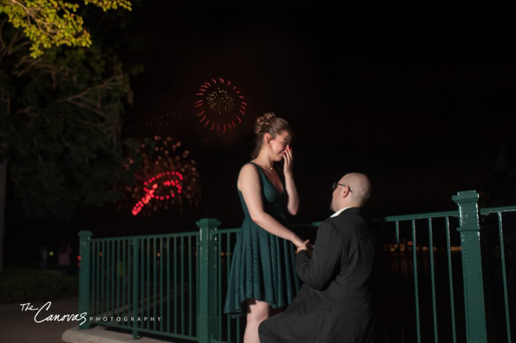 disney world engagement photos