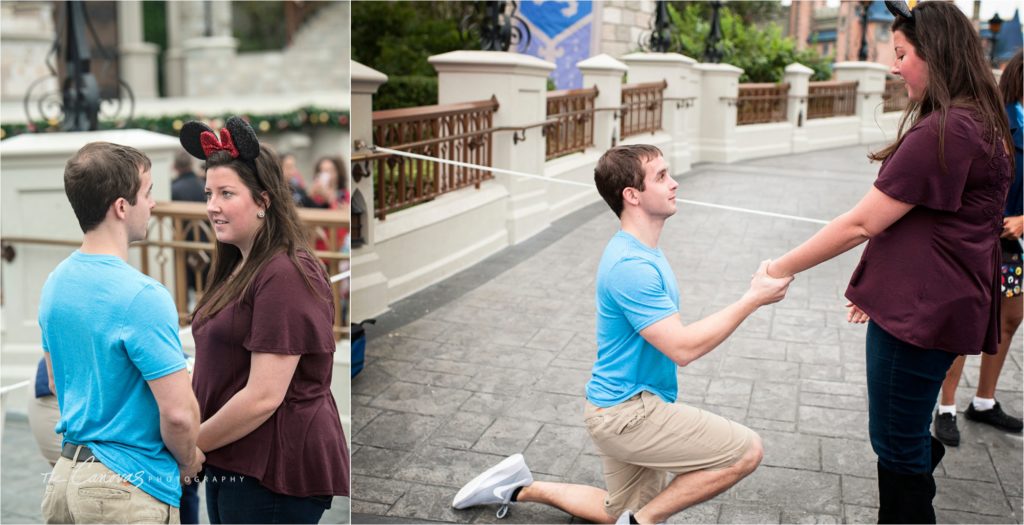 disney world engagement photo session