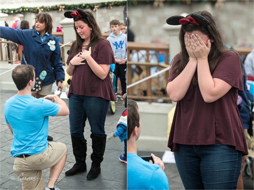 disney world engagement photo session