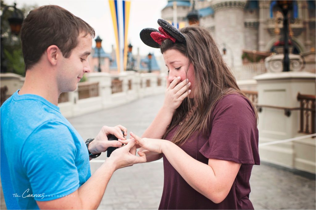 Magic Kingdom Proposal Photography