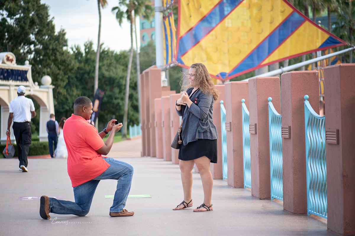 disney boardwalk proposal, engagement photographer orlando, disney world engagement photography, proposal photography in orlando