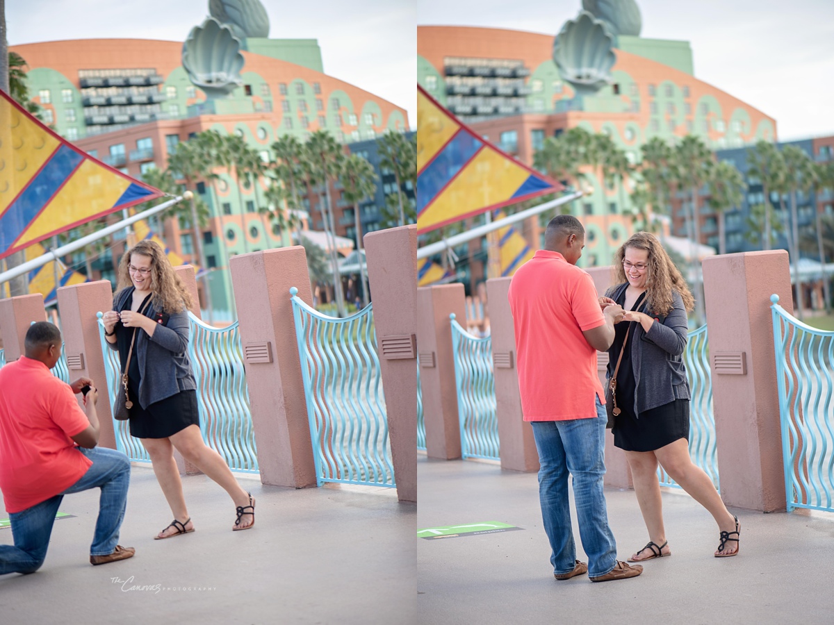 disney boardwalk proposal, engagement photographer orlando, disney world engagement photography, proposal photography in orlando