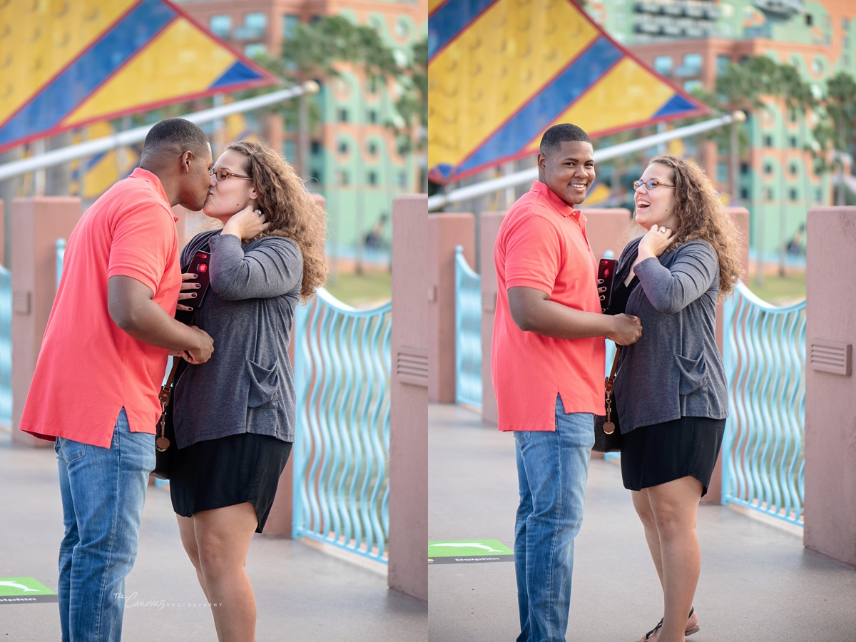 disney boardwalk proposal, engagement photographer orlando, disney world engagement photography, proposal photography in orlando