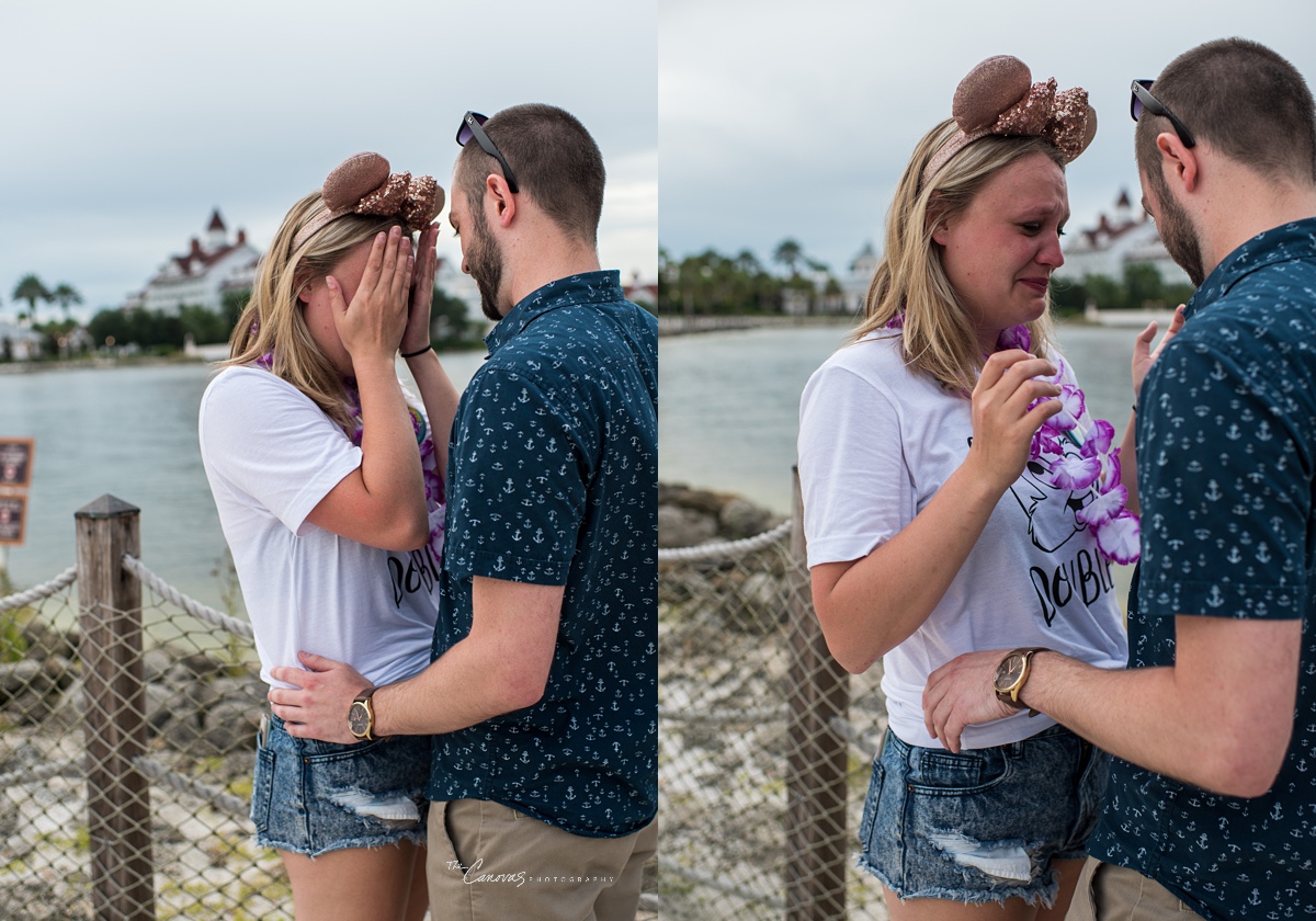 quietest proposal ever | disney polynesian resort