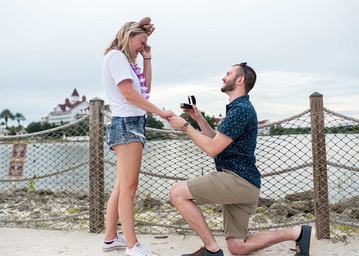 quietest proposal ever | disney polynesian resort