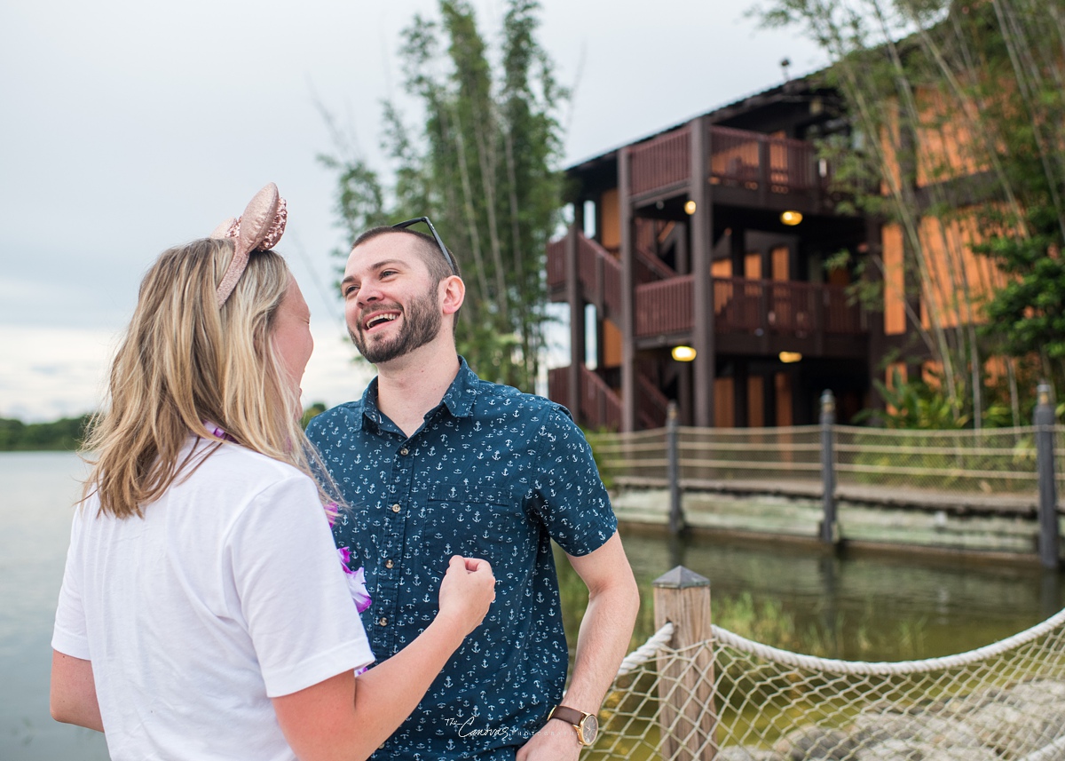 quietest proposal ever | disney polynesian resort