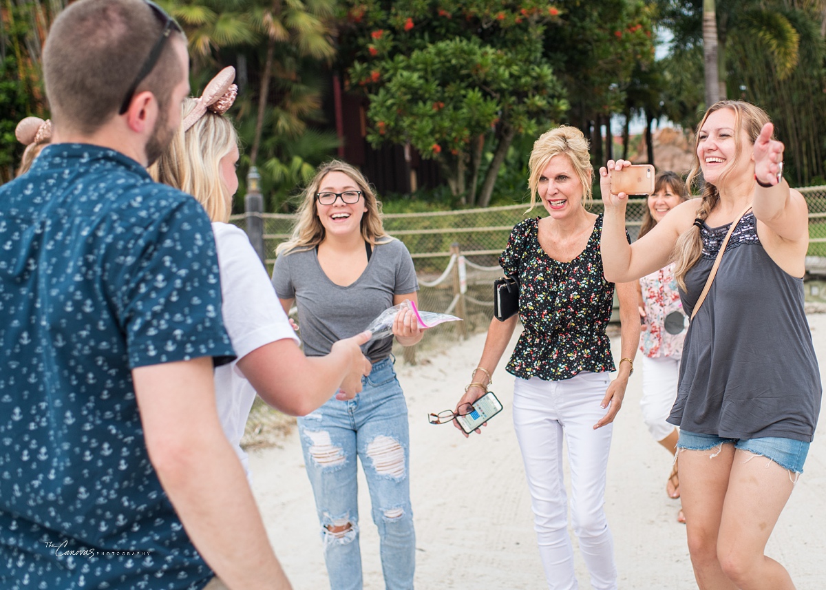 quietest proposal ever | disney polynesian resort