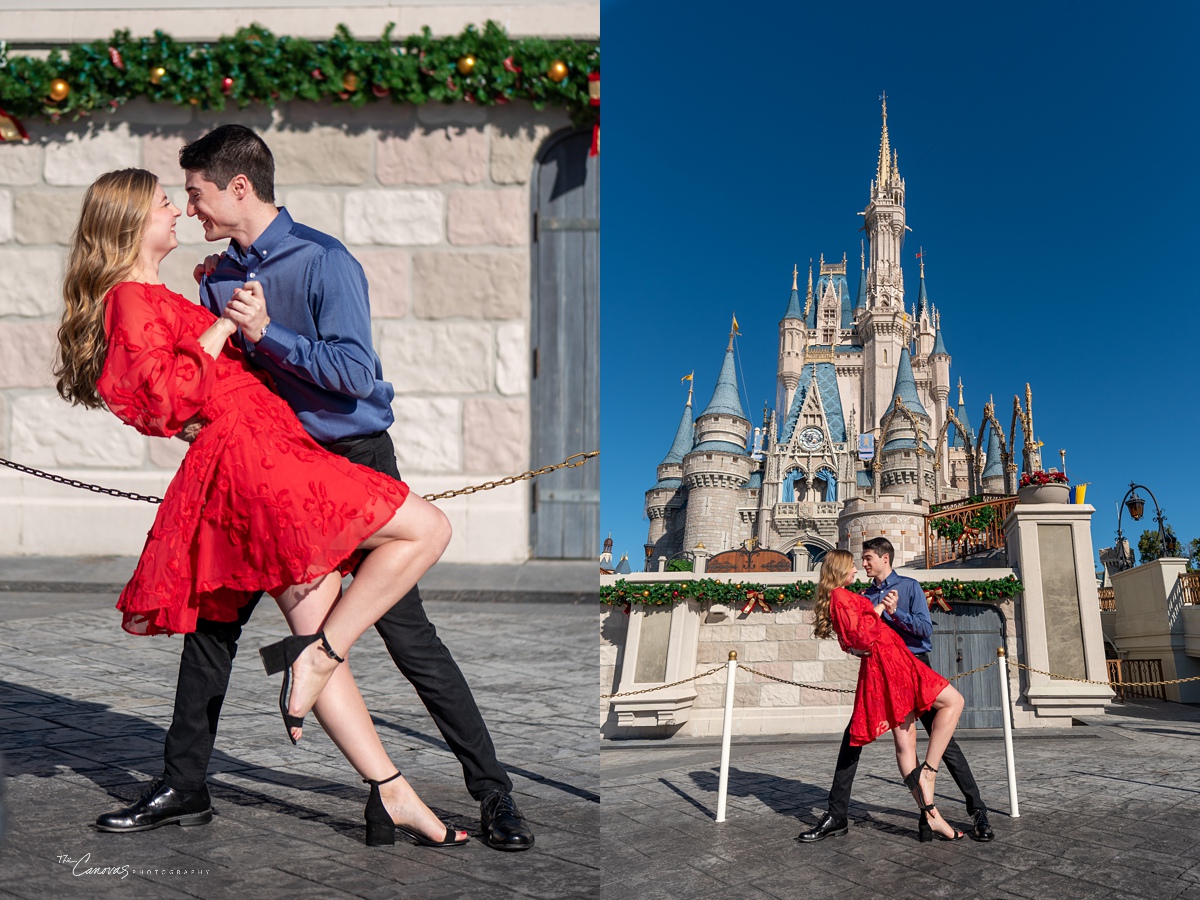 Magic Kingdom Engagement Photography