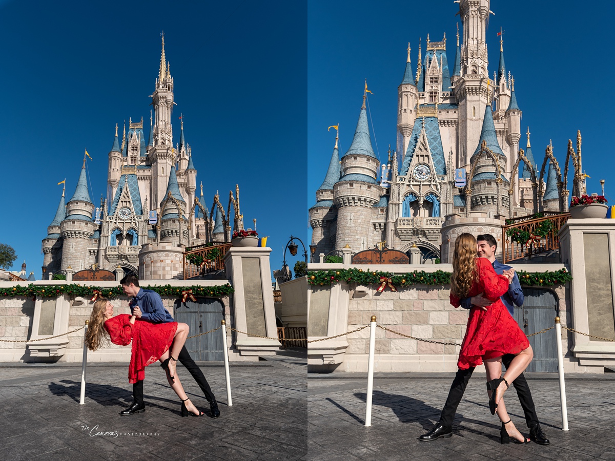 Magic Kingdom Engagement Photography