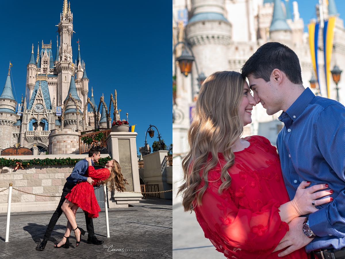 Magic Kingdom Engagement Photography