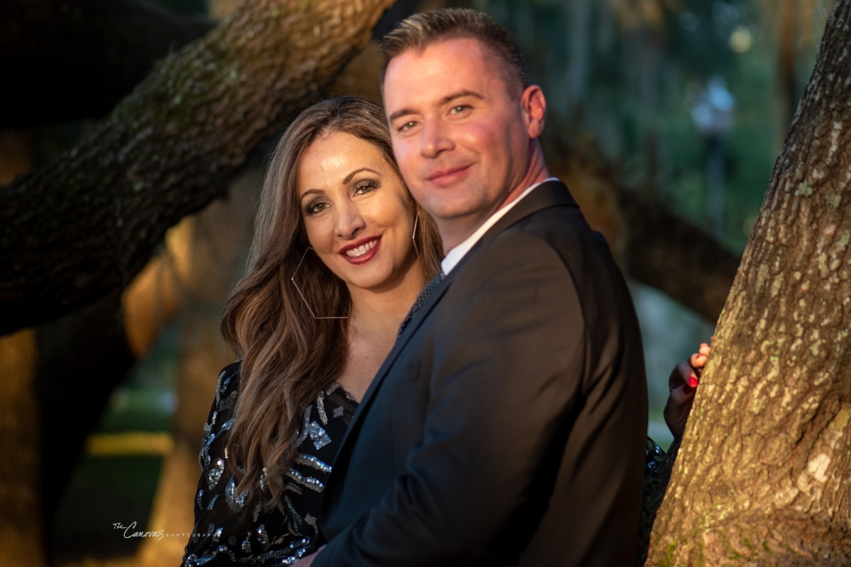 DeLand Sunset Engagement Photoshoot