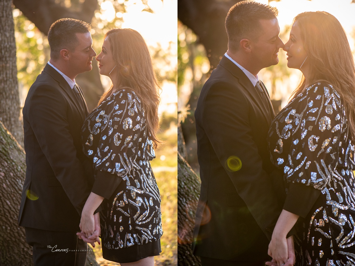 DeLand Sunset Engagement Photoshoot