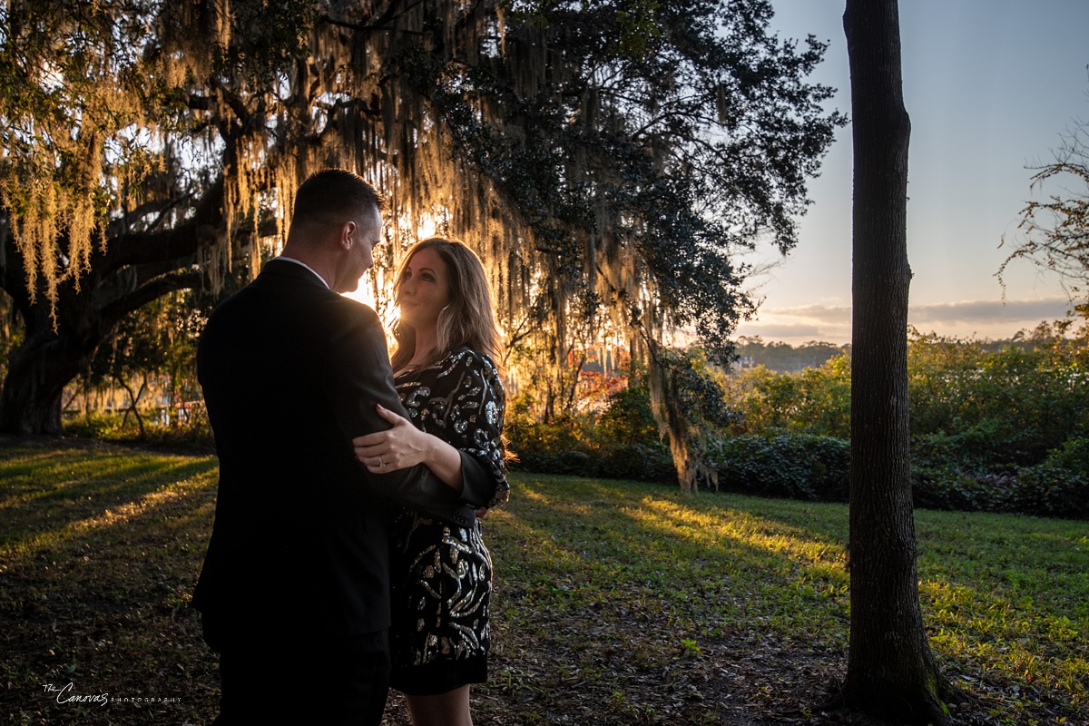 DeLand Sunset Engagement Photoshoot