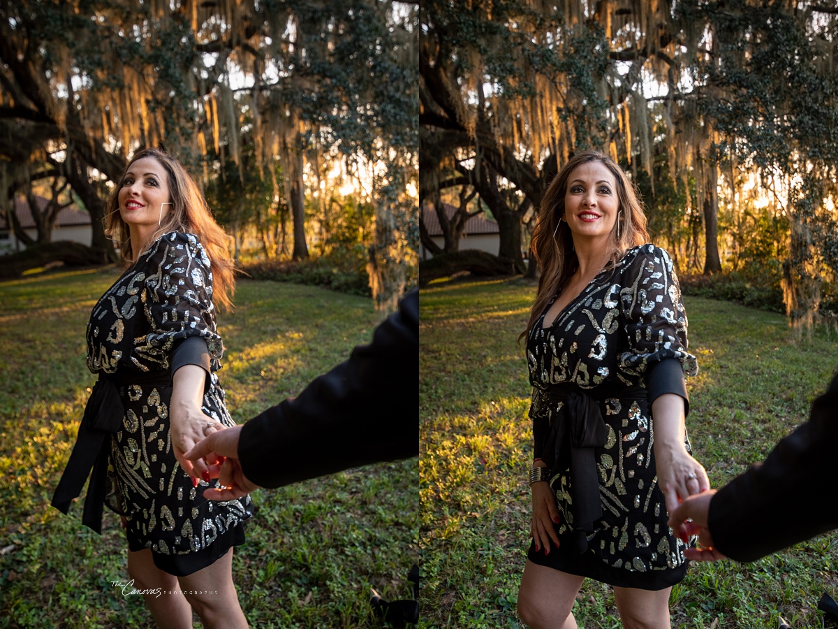 DeLand Sunset Engagement Photoshoot