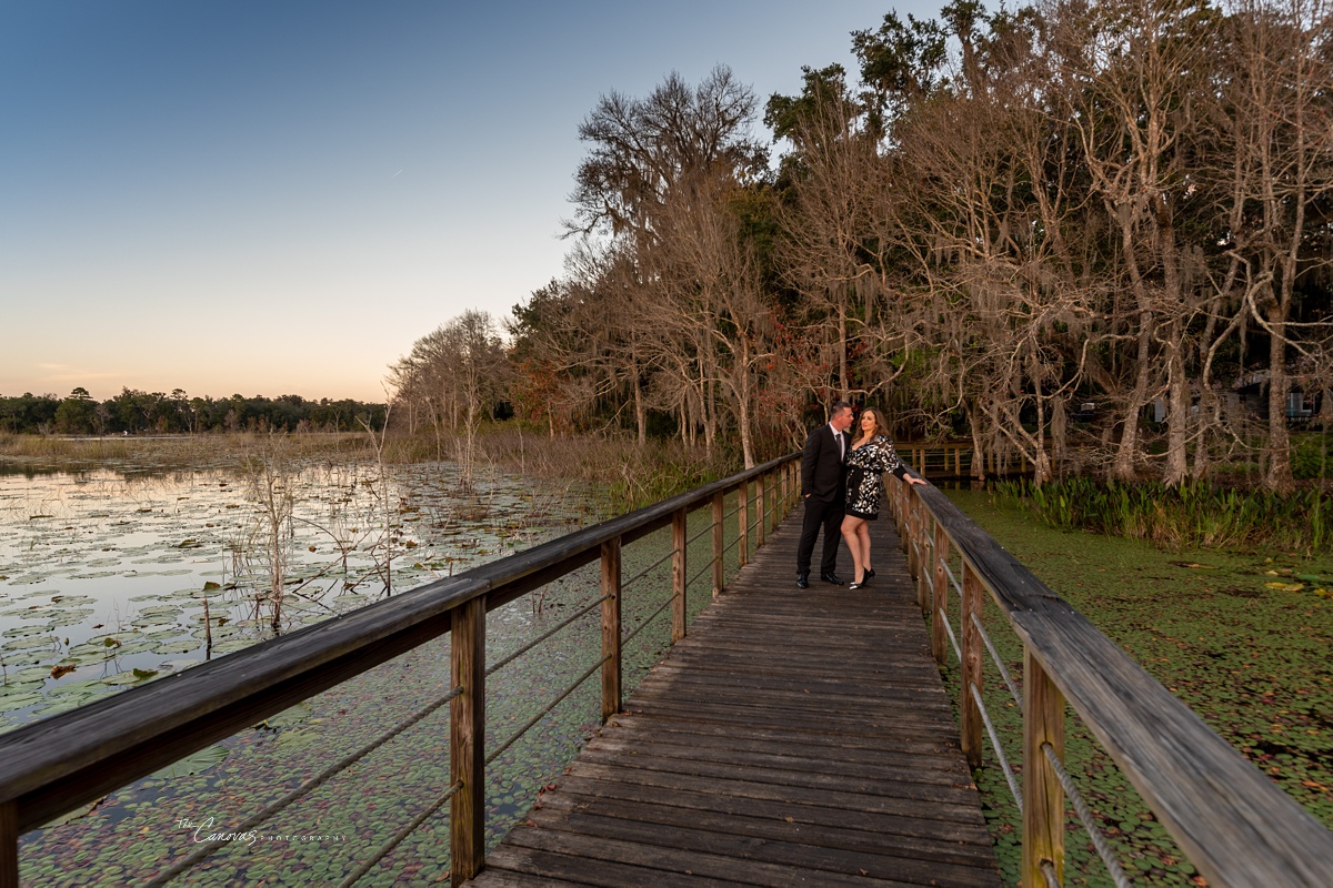 DeLand Sunset Engagement Photoshoot