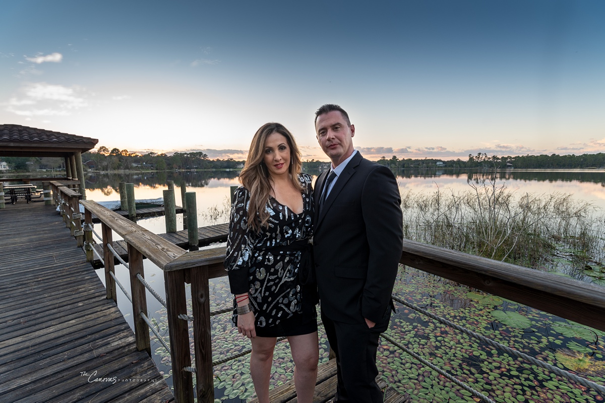 DeLand Sunset Engagement Photoshoot