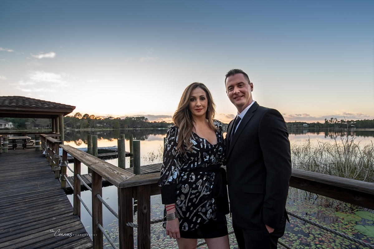 DeLand Sunset Engagement Photoshoot