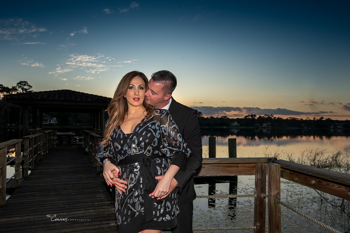 DeLand Sunset Engagement Photoshoot