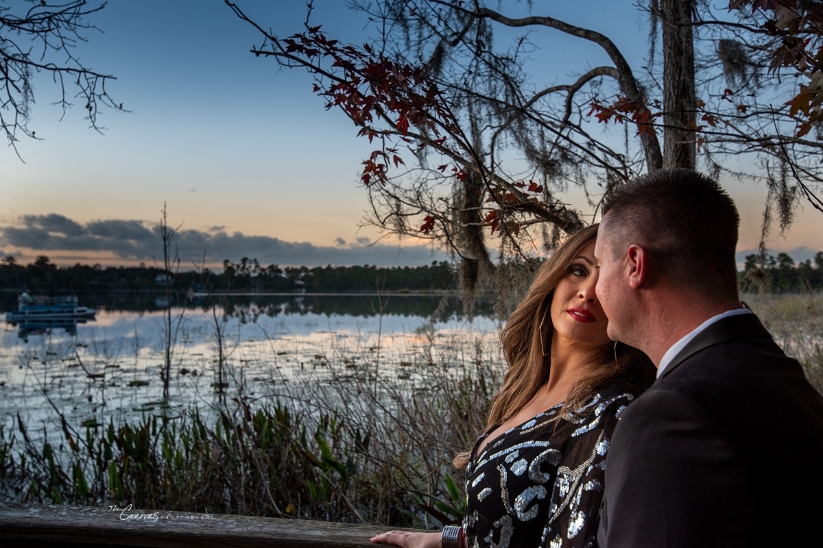 DeLand Sunset Engagement Photoshoot