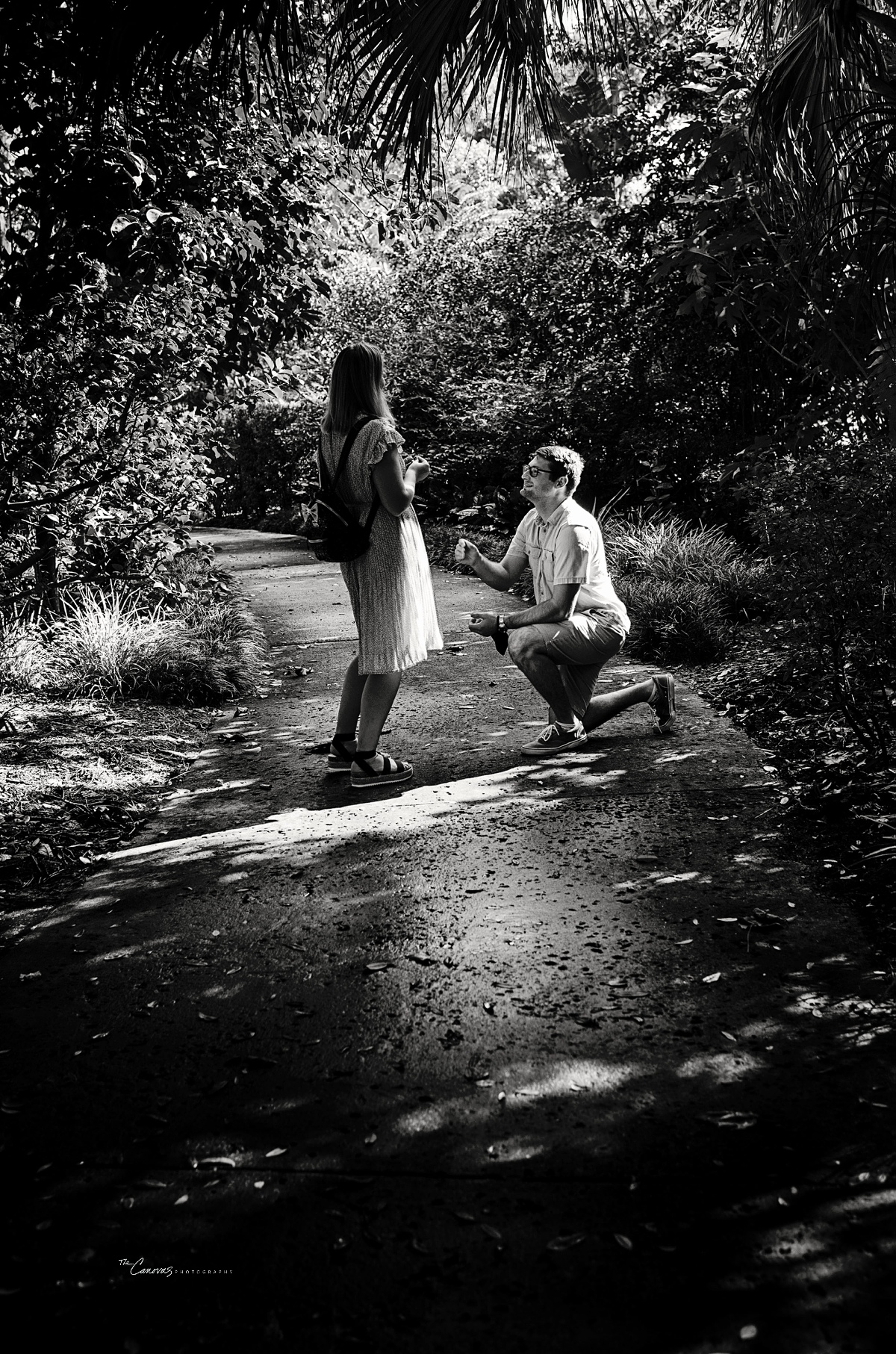 Harry P. Leu Gardens Proposal Photography Session