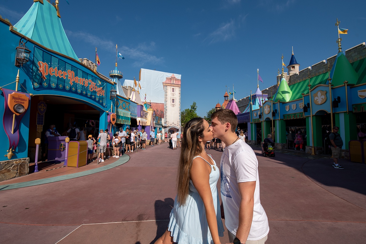 Disney's Magic Kingdom Proposal Photography