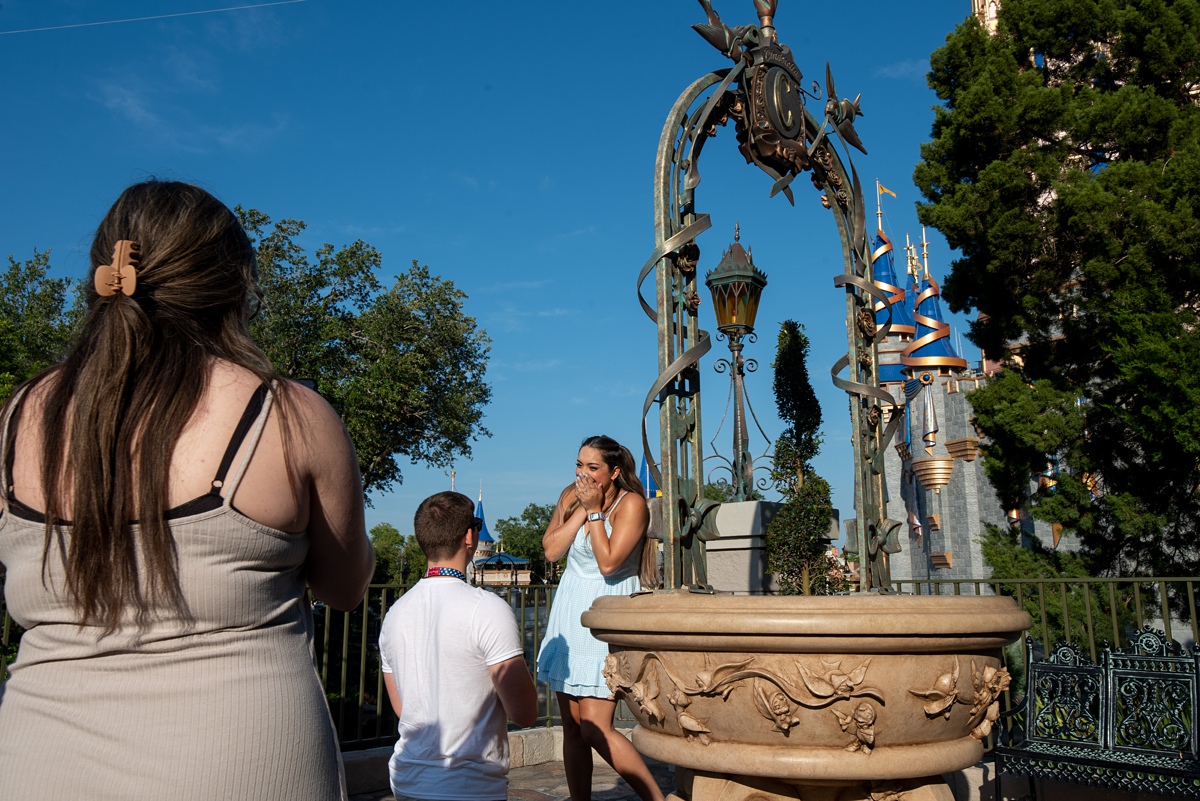 Disney's Magic Kingdom Proposal Photography