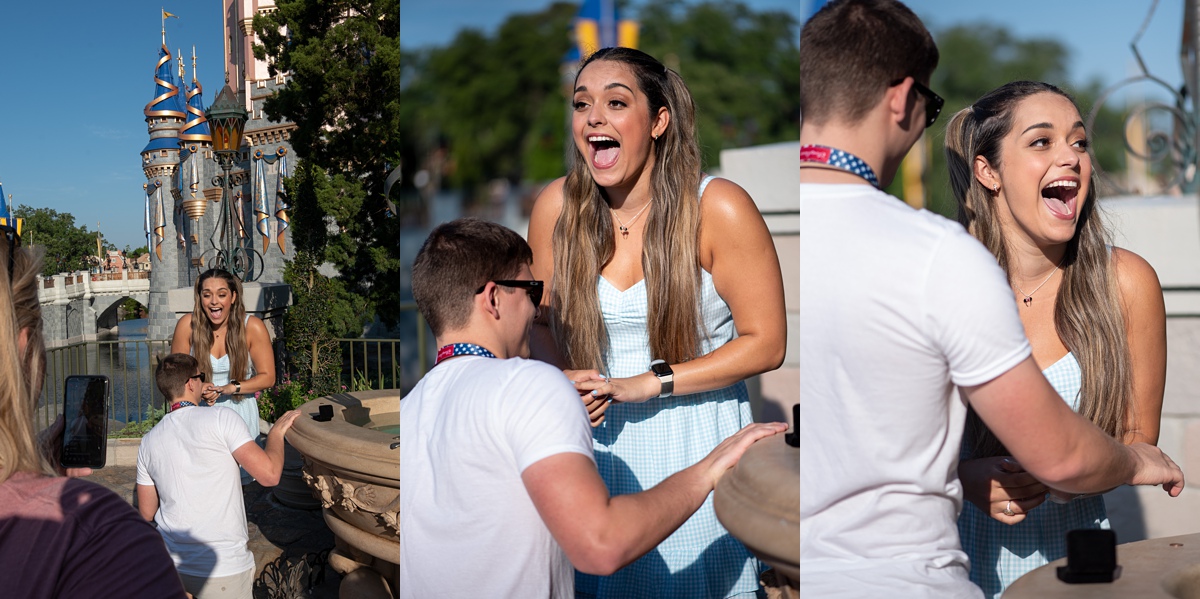 Disney's Magic Kingdom Proposal Photography