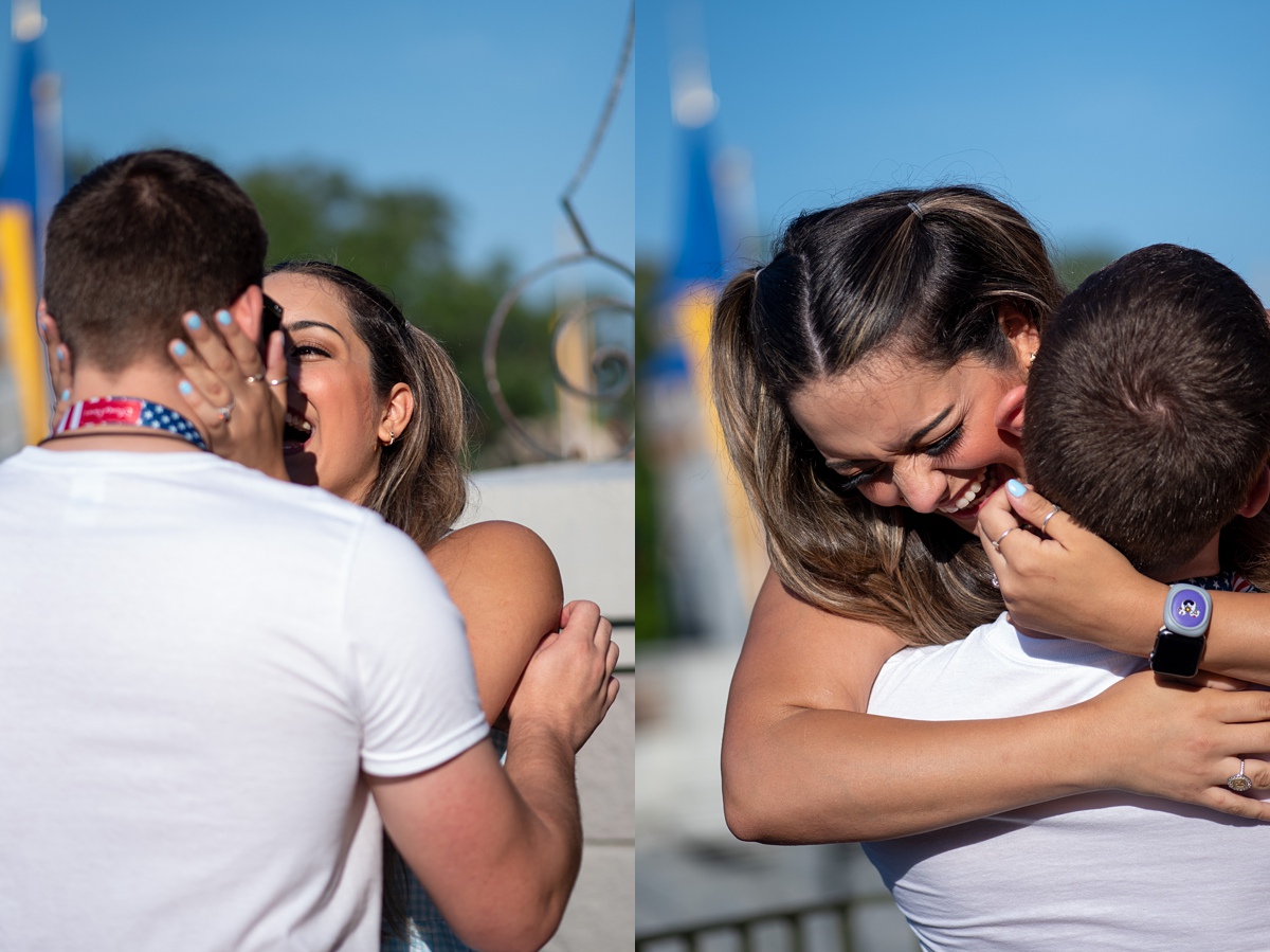 Disney's Magic Kingdom Proposal Photography