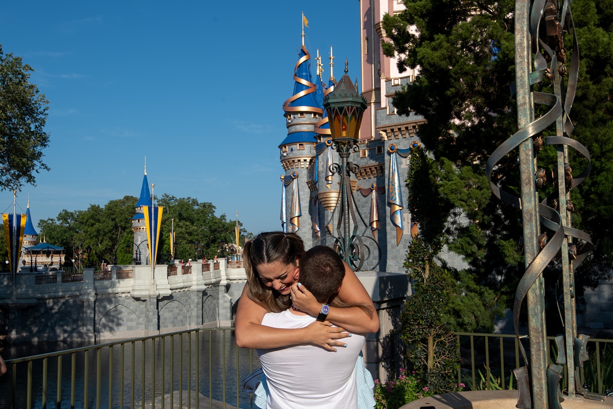 Disney's Magic Kingdom Proposal Photography