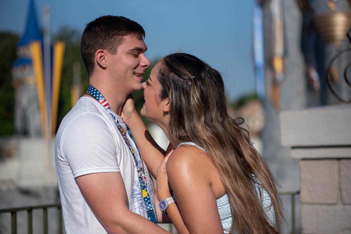 Disney's Magic Kingdom Proposal Photography