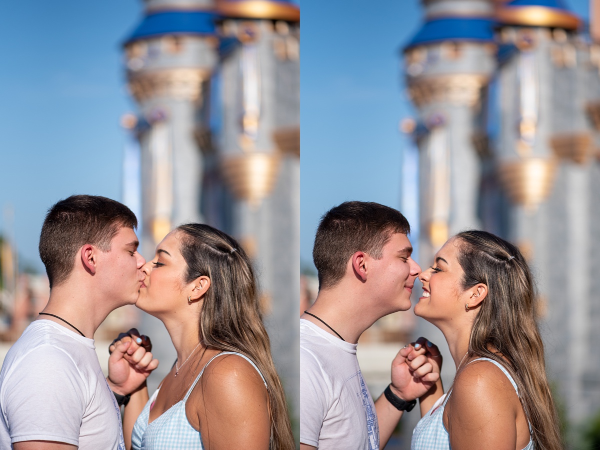 Disney's Magic Kingdom Proposal Photography