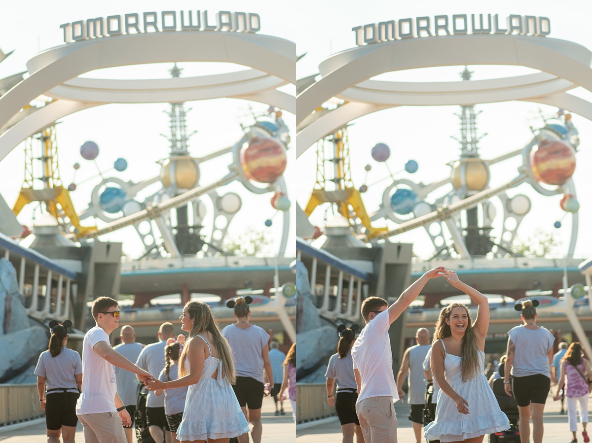 Disney's Magic Kingdom Proposal Photography