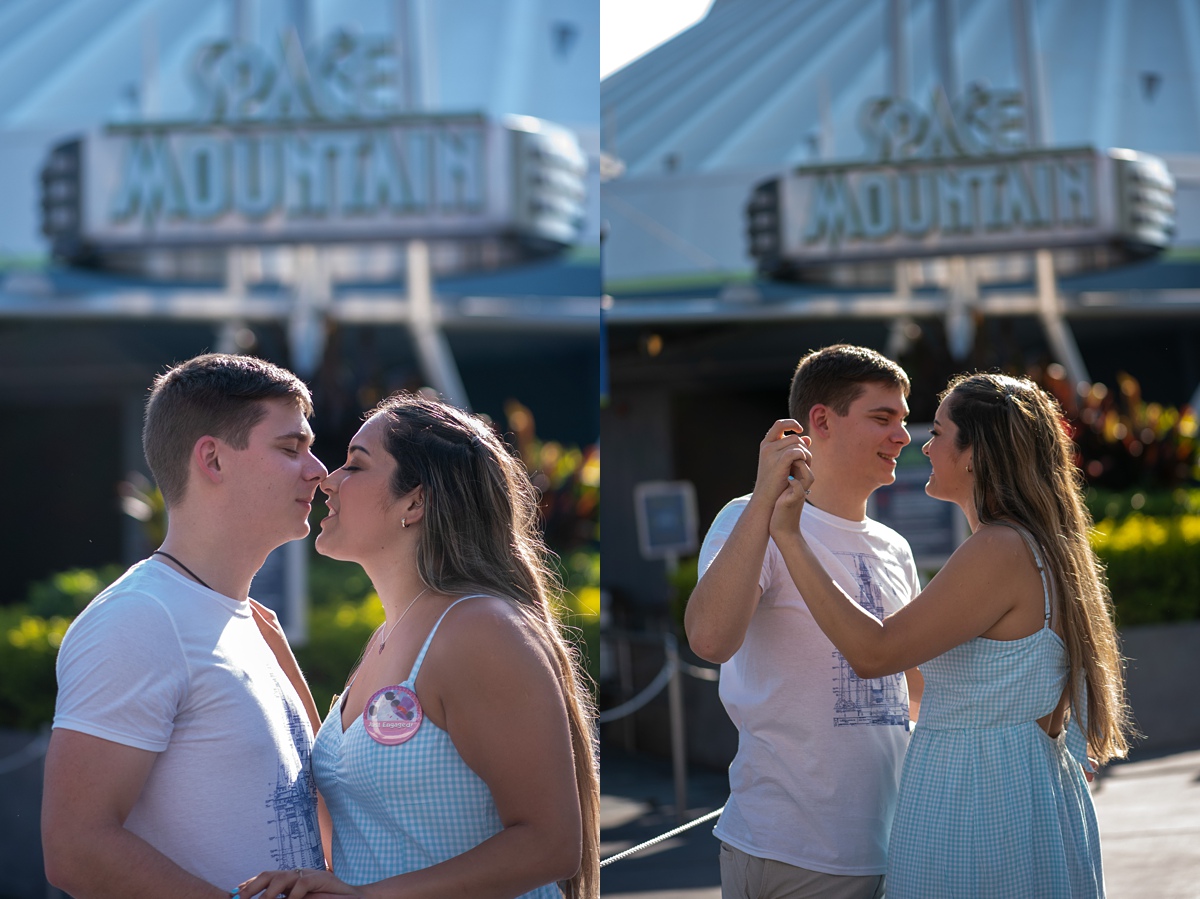 Disney's Magic Kingdom Proposal Photography