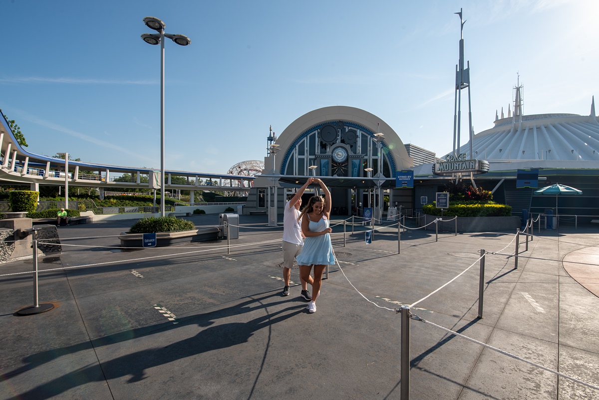 Disney's Magic Kingdom Proposal Photography