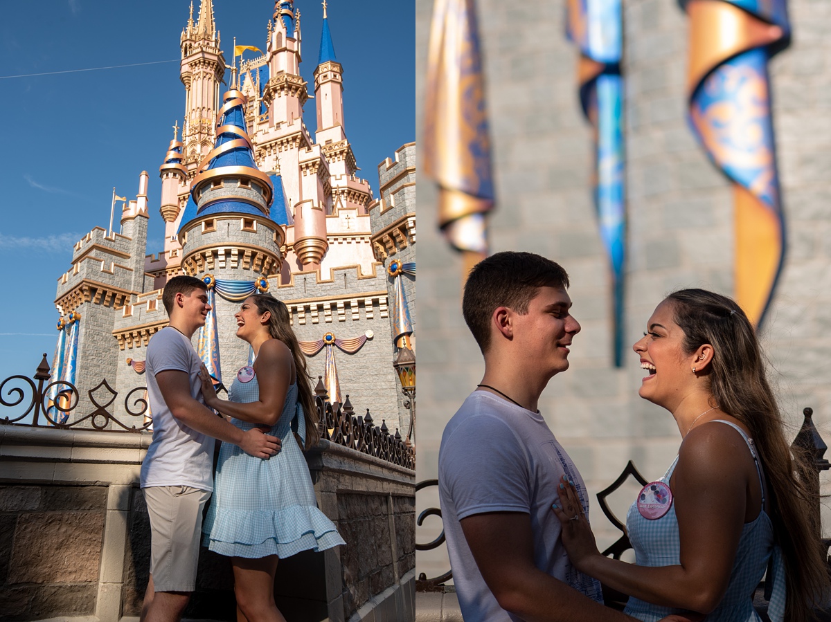 Disney's Magic Kingdom Proposal Photography