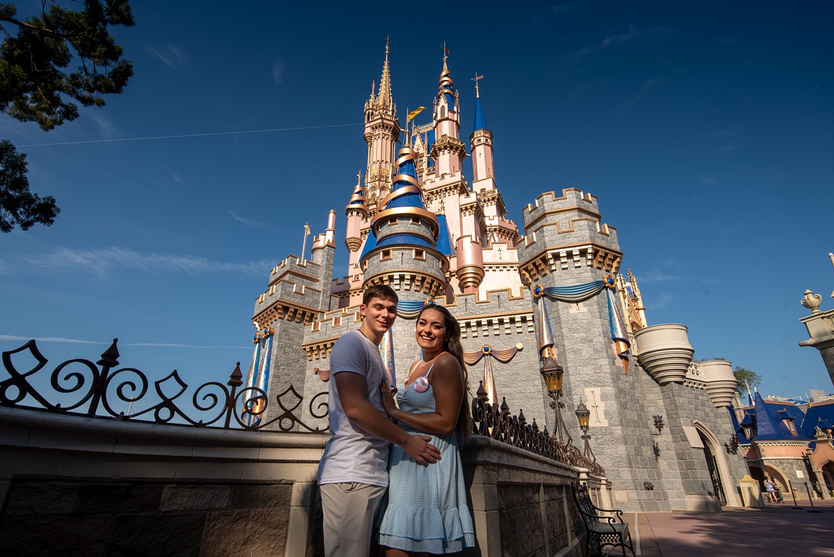 Disney's Magic Kingdom Proposal Photography