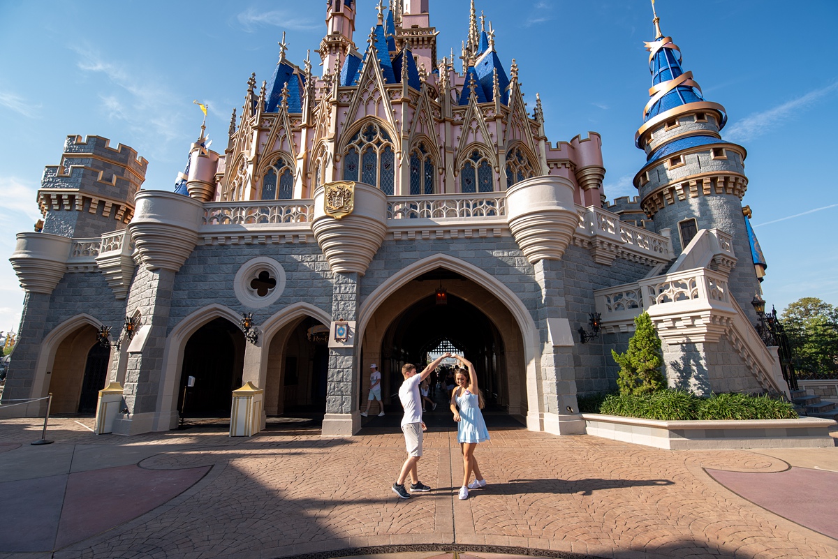 Disney's Magic Kingdom Proposal Photography